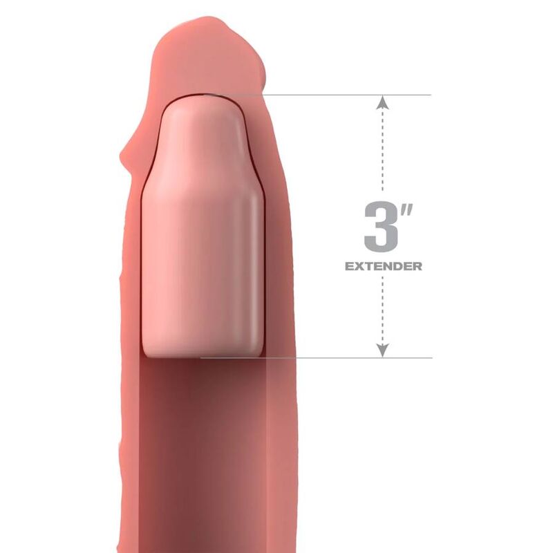FANTASY X- TENSIONS - GODE MANCHON PIPEDREAMS 22,86 CM + PLUG 7,62 CM