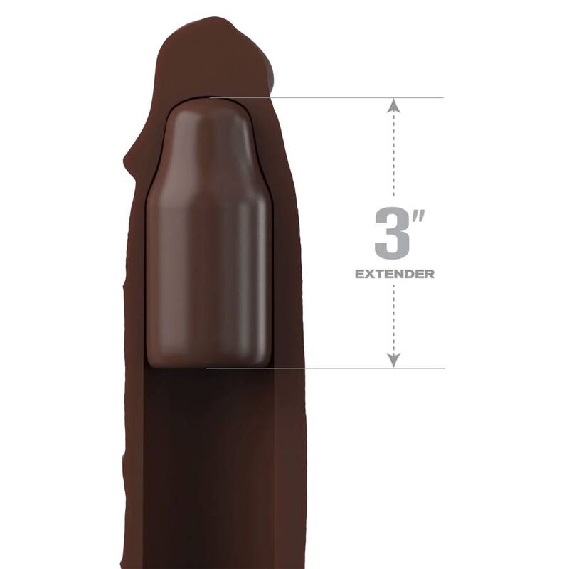 FANTASY X-TENSIONS - MANGA PIPEDREAMS 22,86 CM + PLUG DE 7,62 CM MARRÓN