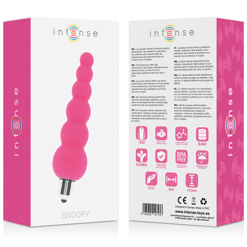 INTENSE - SNOOPY 7 VELOCIDADES SILICONA INTENSE - ROSA