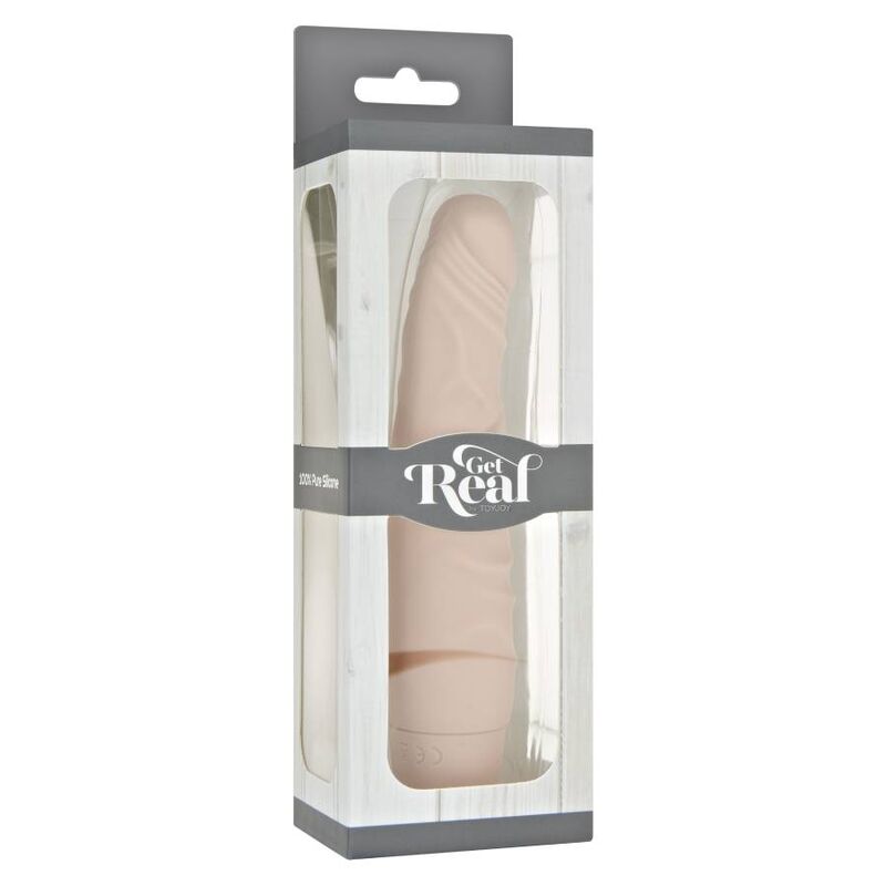 GET REAL - VIBRADOR MINI CLÁSICO DELGADO COLOR PIEL