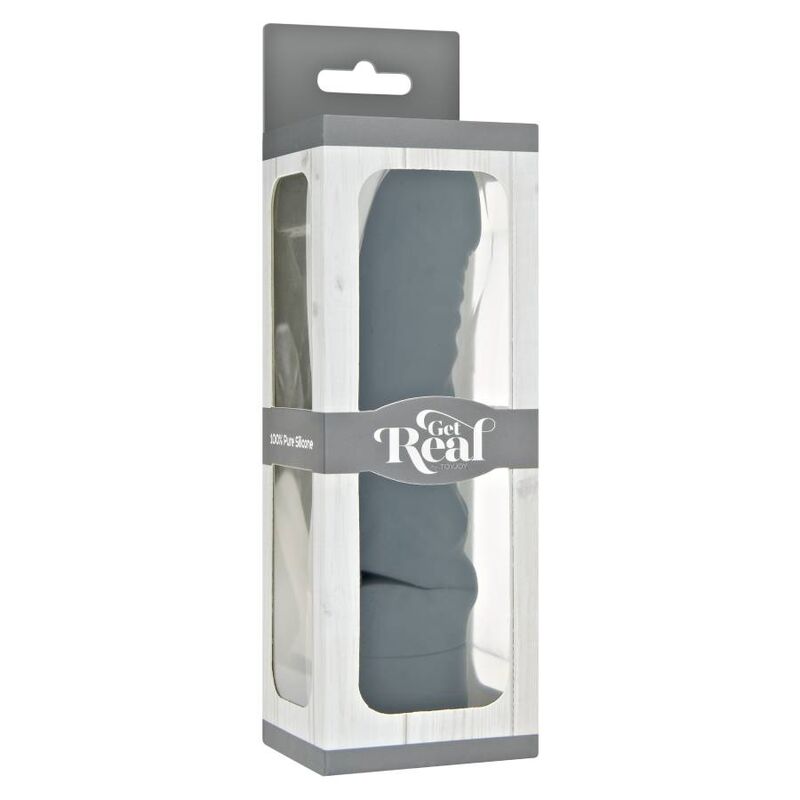 GET REAL - MINI VIBRADOR CLÁSICO PARA EL PUNTO G NEGRO