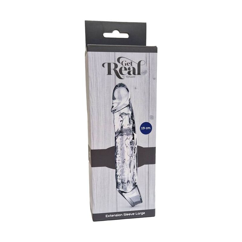 GET REAL - EXTENSIÓN LARGA DE 19 CM TRANSPARENTE