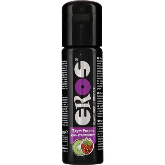 EROS - LUBRICANTE SABOR FRUTAS TASTY KIWI-FRESA 100 ML