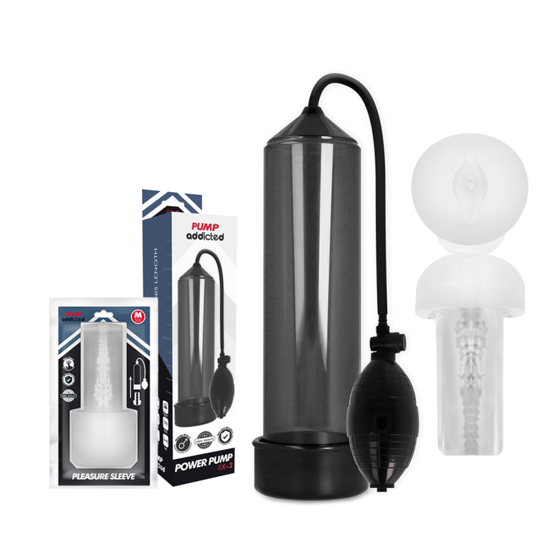 PUMP ADDICTED - RX3 NOIR AVEC GAINE DE PLAISIR