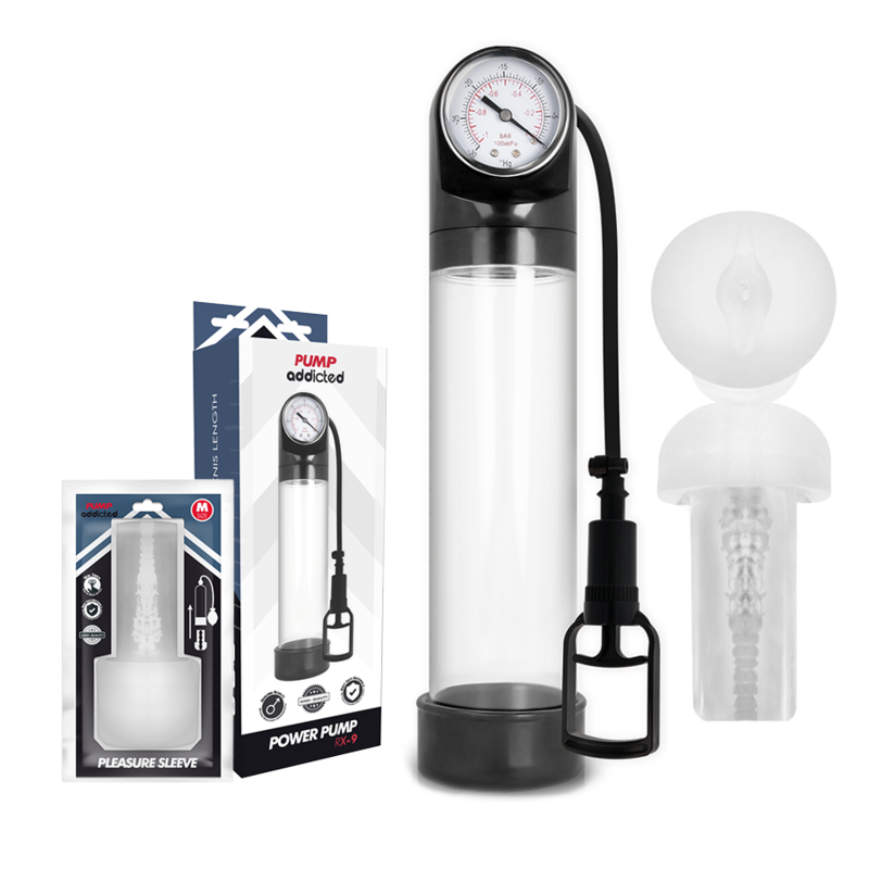 PUMP ADDICTED - RX9 TRANSPARENT AVEC MASTEURBATEUR