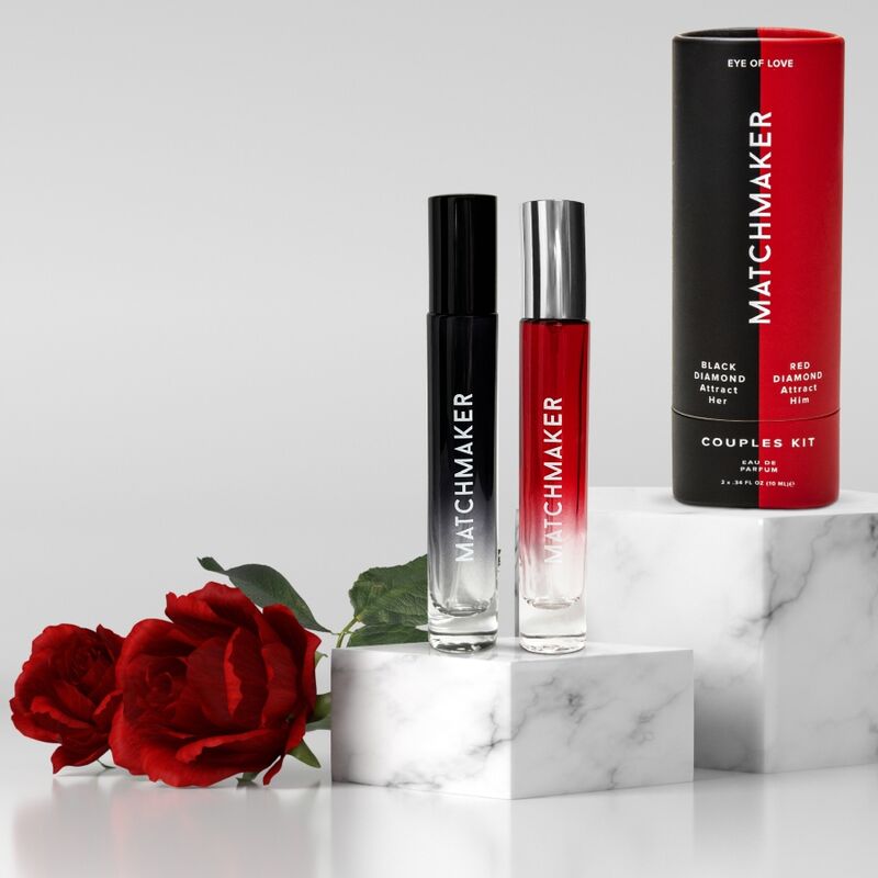 EYE OF LOVE - SET DE FEROMONAS PARA PAREJA (MATCHMAKER) 2 PIEZAS, ATRAE A ELLA Y A ÉL, 20 ML