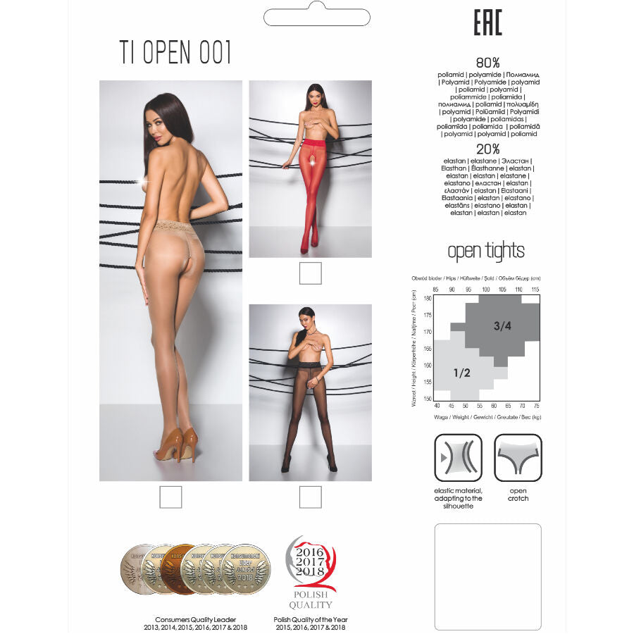 PASSION - TIOPEN 001 TIGHTS 1/2 20 DEN