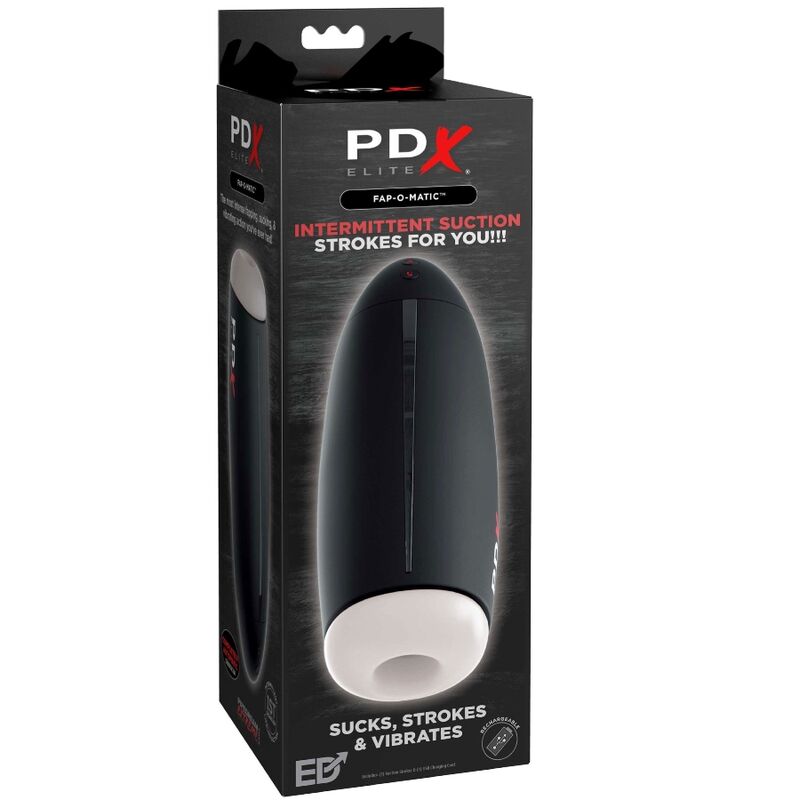 PDX ELITE - MASTURBADOR STROKER FAP-O-MATIC CON SUCCIÓN Y VIBRACIÓN