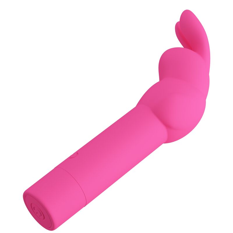PRETTY LOVE - VIBRADOR DE SILICONA TIPO CONEJO GERARDO FUSCHIA