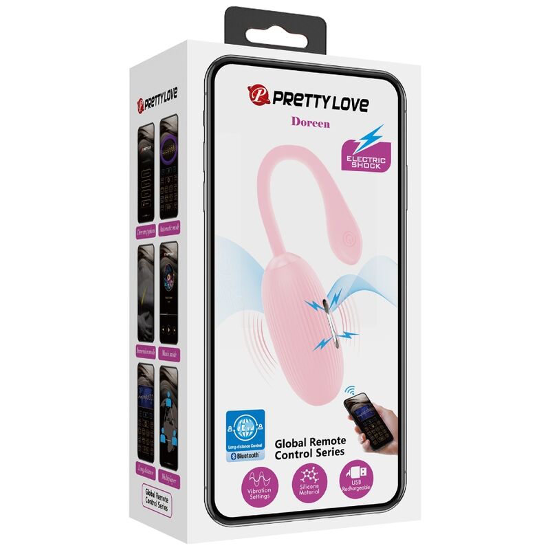 PRETTY LOVE - HUEVO VIBRADOR RECARGABLE DOREEN ROSA