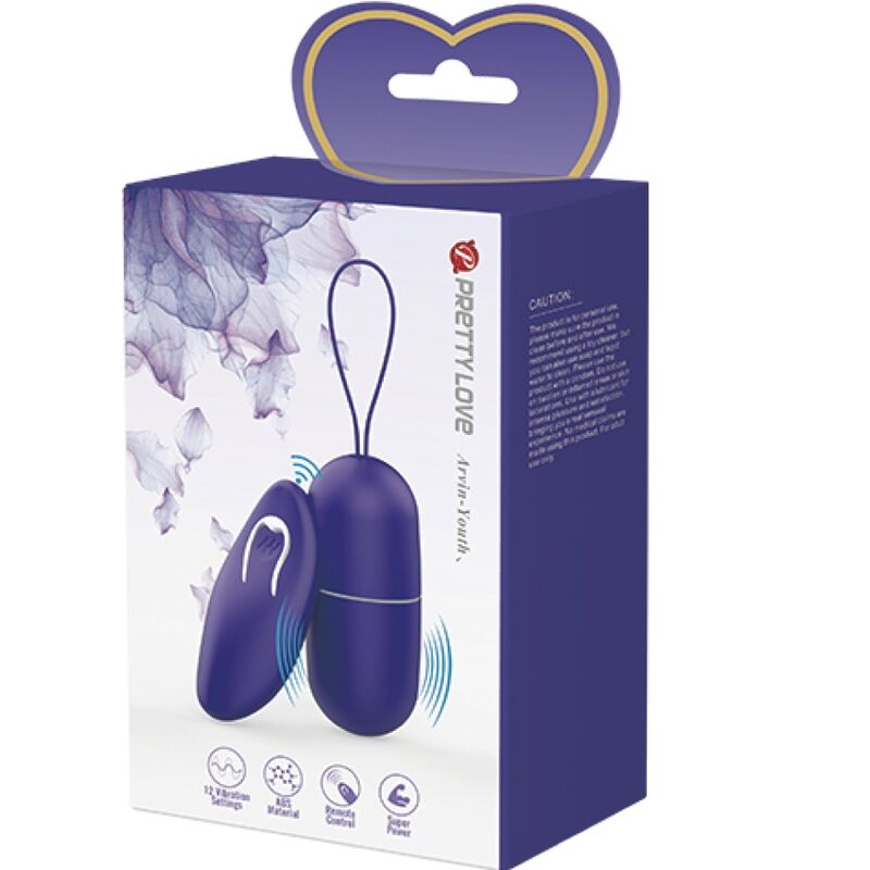 PRETTY LOVE - ŒUF VIBRANT TÉLÉCOMMANDÉ ARVIN VIOLET