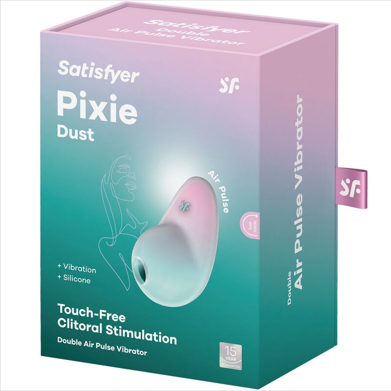 SATISFYER - ESTIMULADOR DE PULSOS DE AIRE PIXIE DUST LILAC