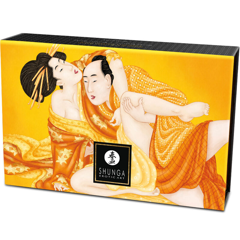SHUNGA - KIT POUDRE DE MASSAGE COMESTIBLE MANGUE