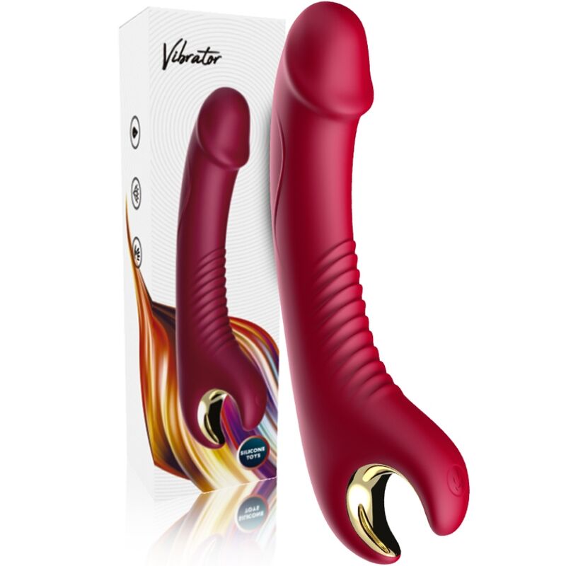 ARMONY - VIBRADOR Y ROTADOR DILDO PRINCE ROJO