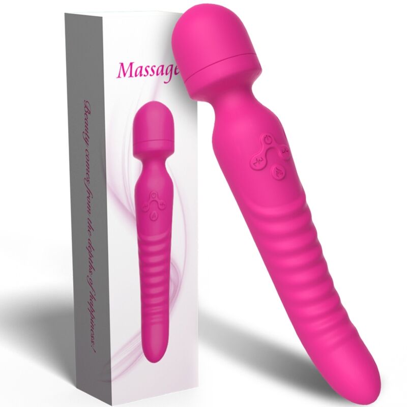 ARMONY - MASAJEADOR Y VIBRADOR CON EFECTO CALOR FUCSIA