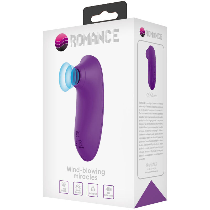 ROMANCE - SUCCIONADOR DE CLÍTORIS ADORA MINI VIOLET