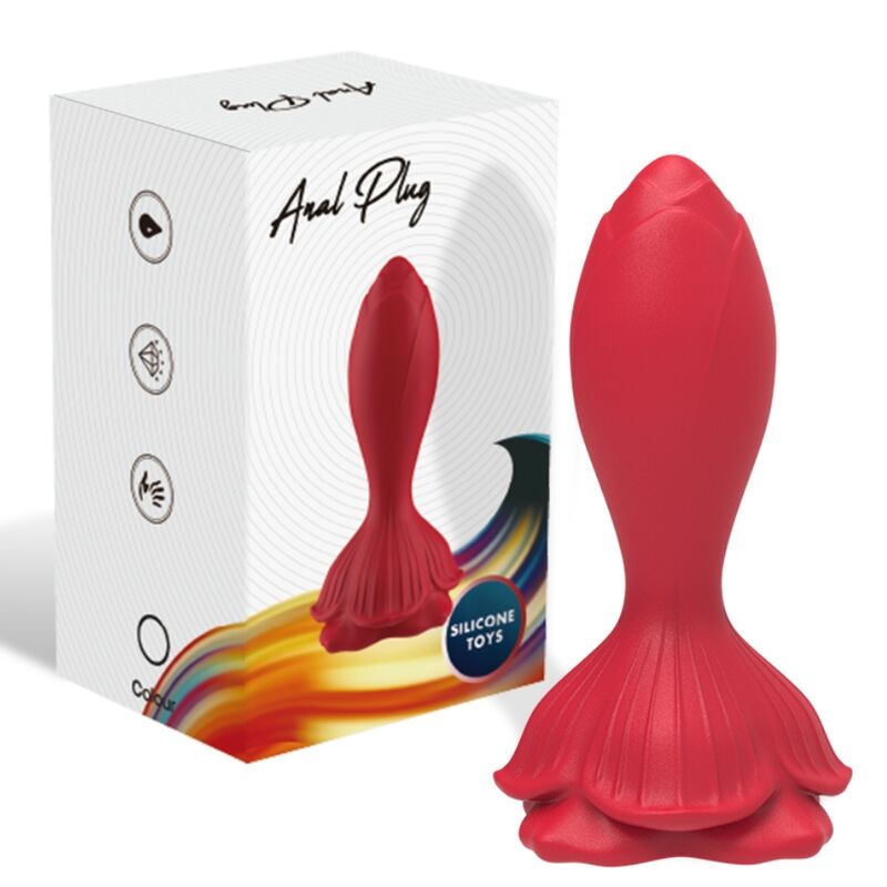 ARMONY - VIBREUR ROSE ET PLUG ANAL TÉLÉCOMMANDE ROUGE PETIT