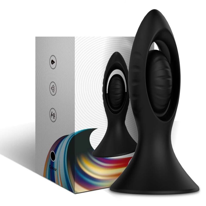 ARMONY - VIBREUR & PLUG ANAL EN SILICONE NOIR