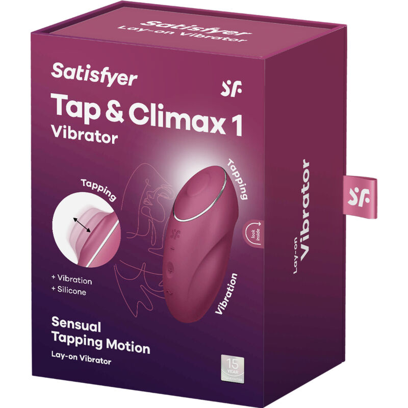 SATISFYER - VIBRADOR DE CONTACTO TAP & CLIMAX 1