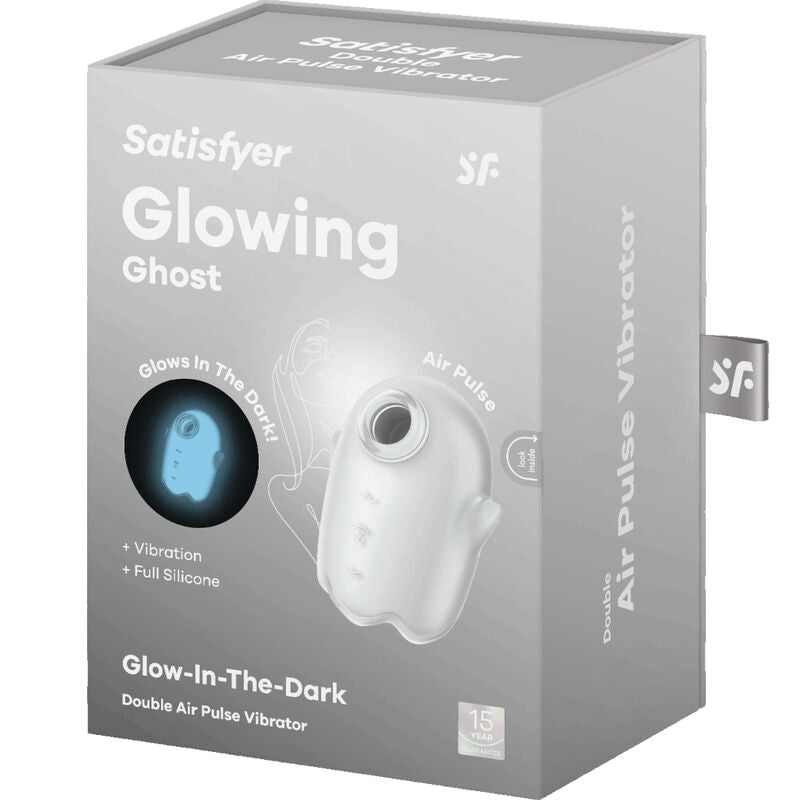 SATISFYER - GHOST LUMINEUX À PULSATION D'AIR ET VIBRATEUR