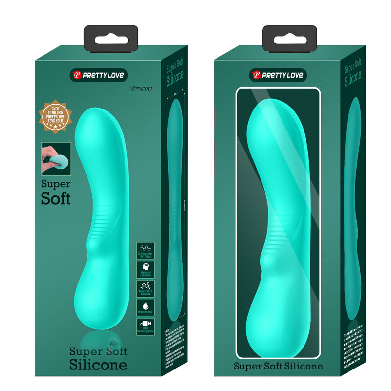 PRETTY LOVE - VIBRADOR RECARGABLE PRESCOTT VERDE AQUA