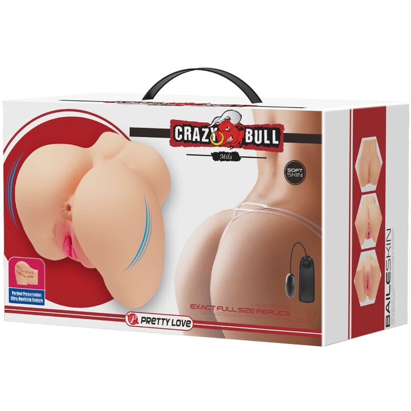 CRAZY BULL - VIBREUR MILA RÉALISTE VAGIN ET ANUS