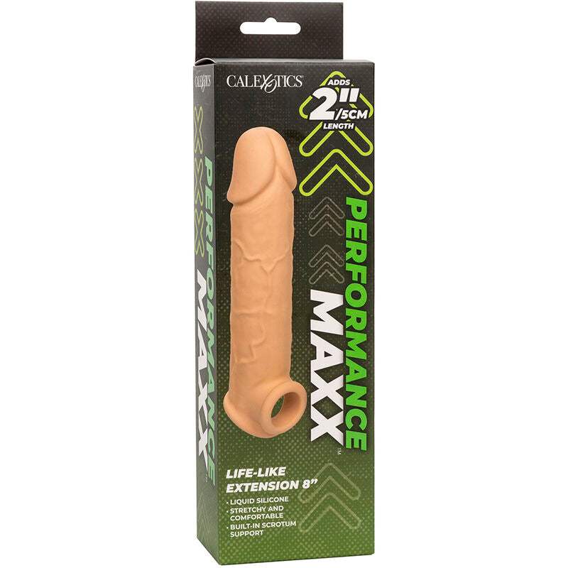 CALEXOTICS - PERFORMANCE MAXX RALLONGE RÉALISTE 8 PEAU CLAIRE