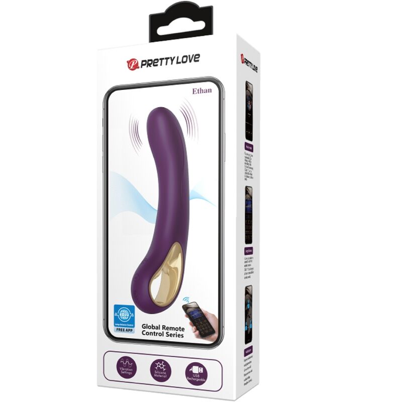PRETTY LOVE - VIBRADOR RECARGABLE ETHAN LILA
