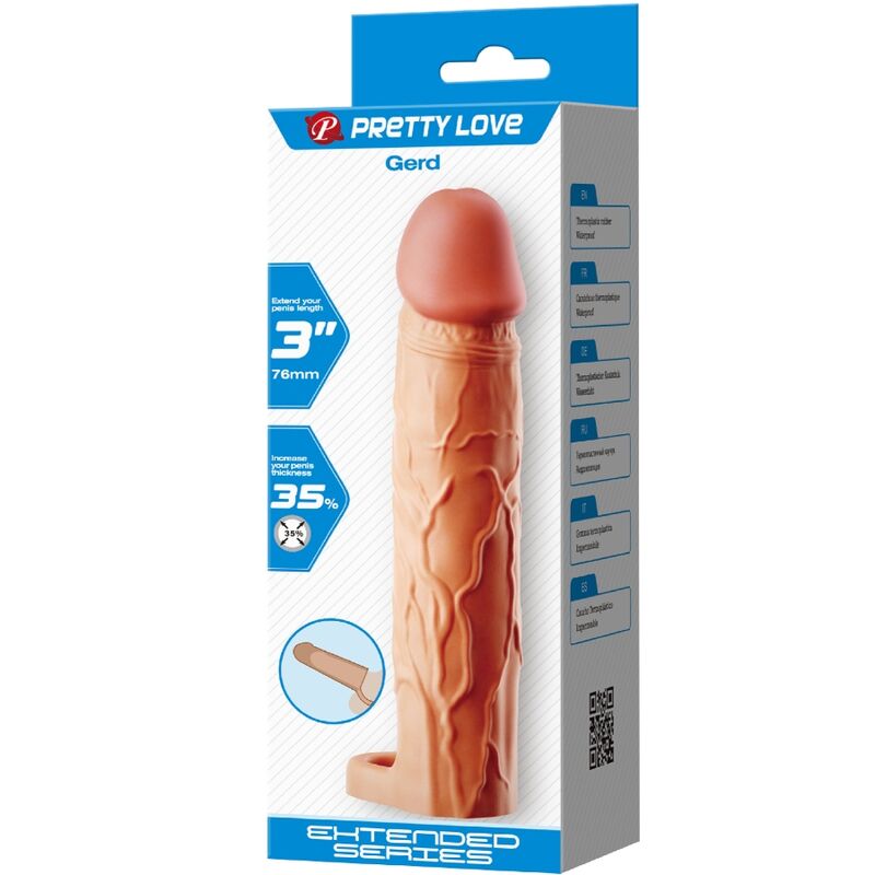 PRETTY LOVE - FUNDA EXTENSORA PARA PENE GERD COLOR CARNE