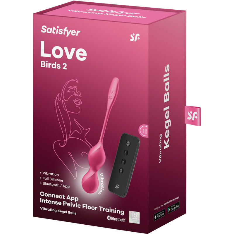 SATISFYER - LOVE BIRDS 2 BOLAS CHINAS VIBRADORAS + APP GRATUITA
