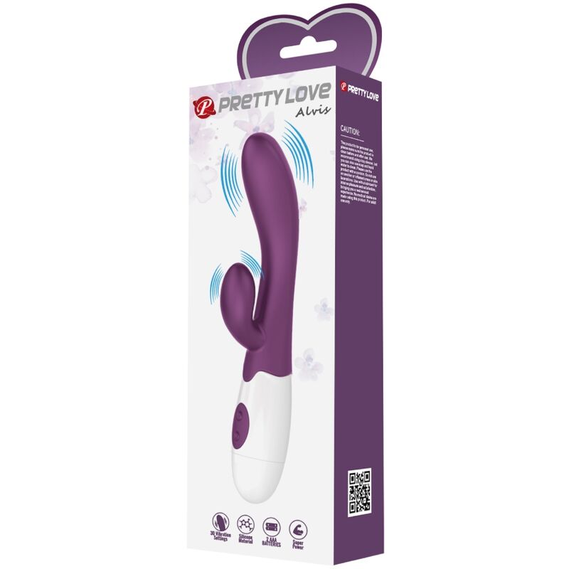 PRETTY LOVE - VIBREUR LAPIN ALVIS ET POINT G VIOLET