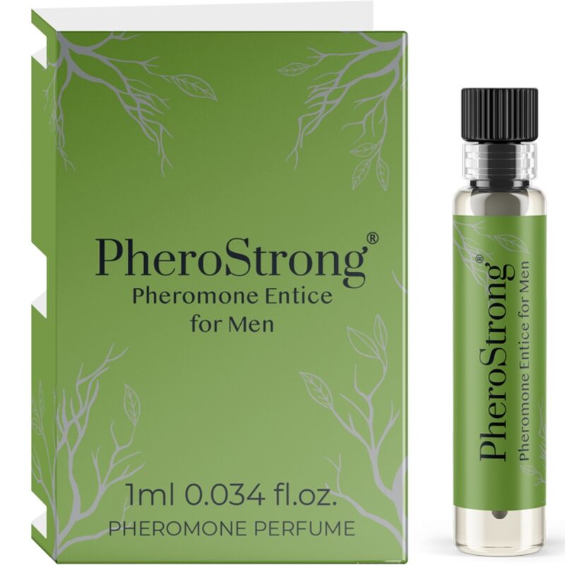 PHEROSTRONG - PARFUM AUX PHÉROMONES ENTICE POUR HOMMES 1 ML