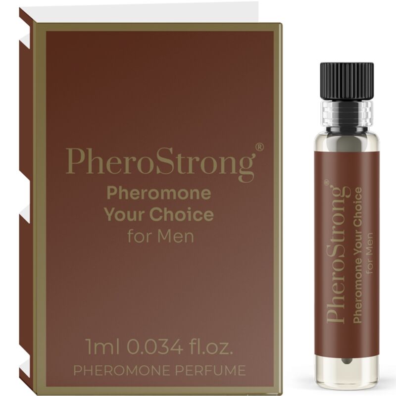 PHEROSTRONG - PERFUME CON FEROMONAS TU ELECCIÓN PARA HOMBRE 1 ML
