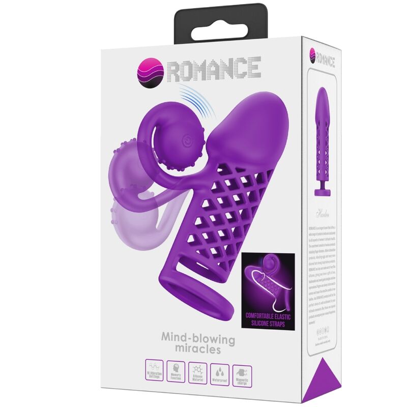 ROMANCE - MANGA LARGA EXTENDIDA MORADO ENDURECIDO