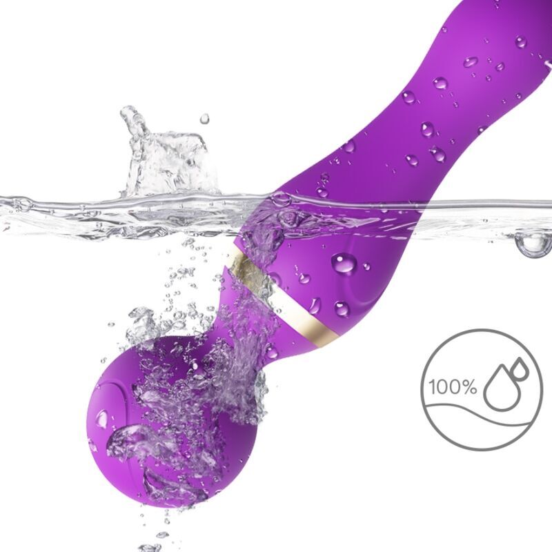 ARMONY - FREEZA MASSEUR VIBRANT TÊTE SUPER FLEXIBLE VIOLET