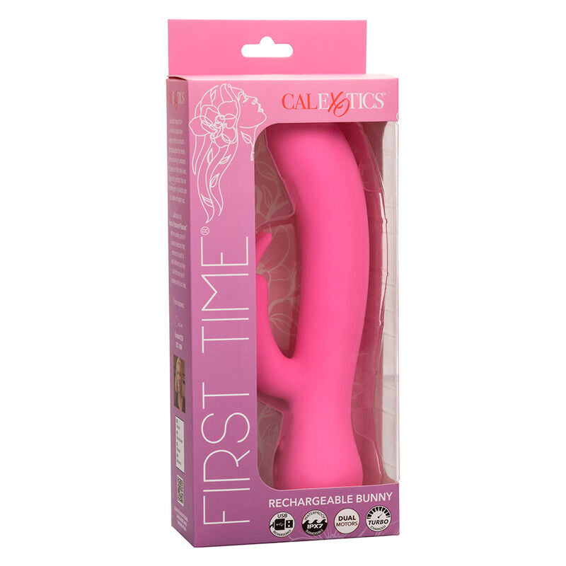 CALEXOTICS - PREMIER VIBREUR LAPIN RECHARGEABLE ROSE