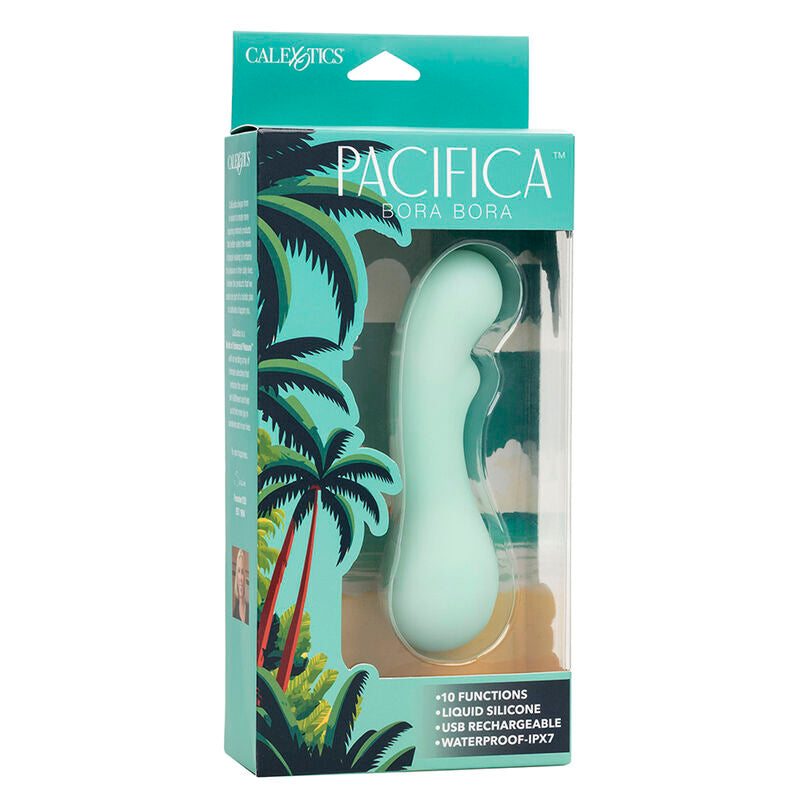 CALEXOTICS - STIMULATEUR POINT G PACIFICA BORA BORA 10 VIBRATIONS AQUA