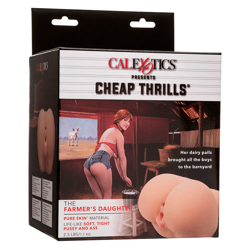 CALEXOTICS - THE FARMERS DAUGHTER DOUBLE MASTURBATEUR RÉALISTE CHAIR