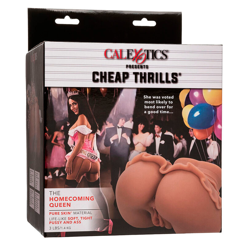 CALEXOTICS - MASTURBADOR DOBLE REALISTA THE HOMECOMING QUEEN CARAMELO