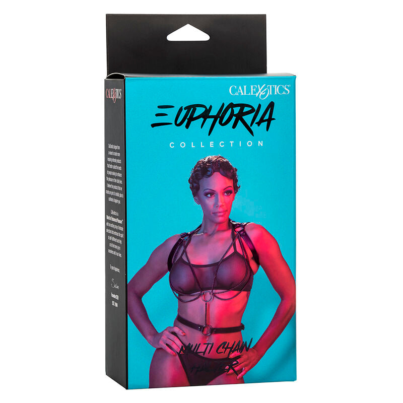 CALEXOTICS - ARNÉS TIPO HALTER MULTICADENA EUPHORIA PREMIUM