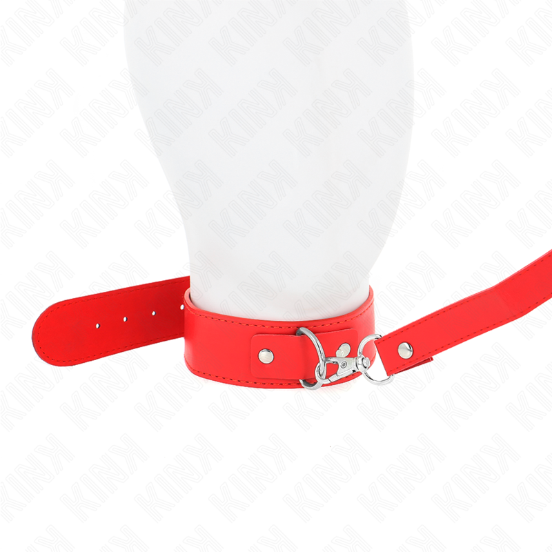 KINK - COLLIER AVEC CEINTURE 116 CM ROJO SANGLE AJUSTABLE 32-50 CM X 8 CM