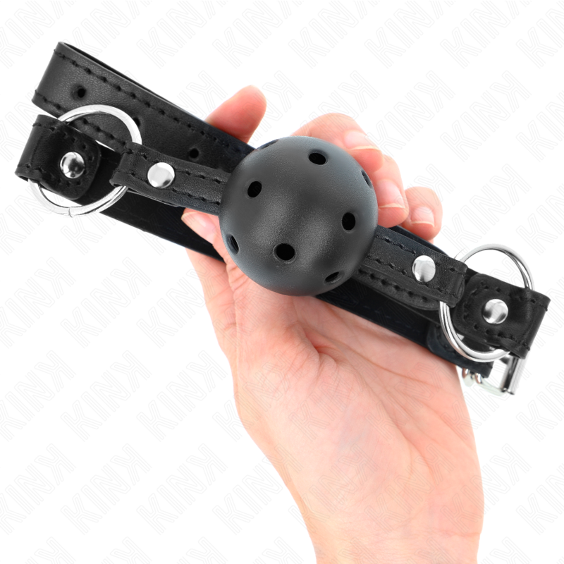 KINK - BAILLON SPHÉRIQUE NOIR CREUX RIGIDE 4,5 CM MODÈLE 1 63,5 X 2 CM