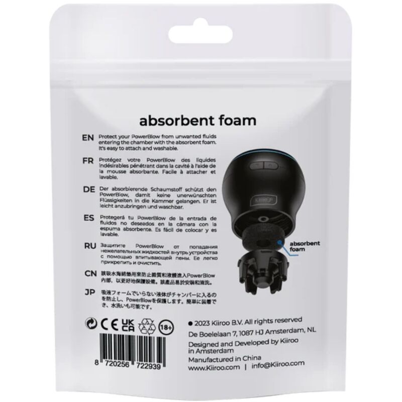 KIIROO - ESPUMA ABSORBENTE POWER BLOW PAQUETE DE 5