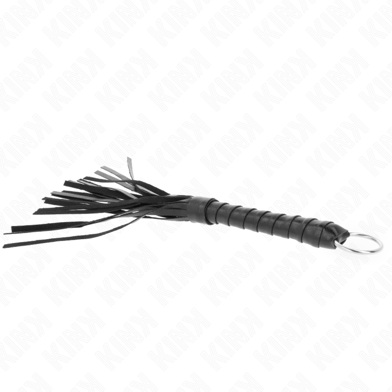 KINK - PETIT FOUET NOIR SIMPLE 28 CM