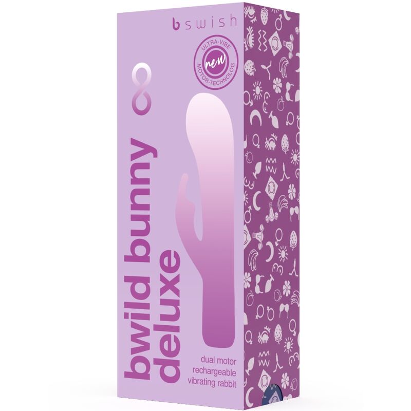 B SWISH - BWILD BUNNY INFINITE VIBREUR LAPIN DELUXE 10 VIBRATIONS VIOLET