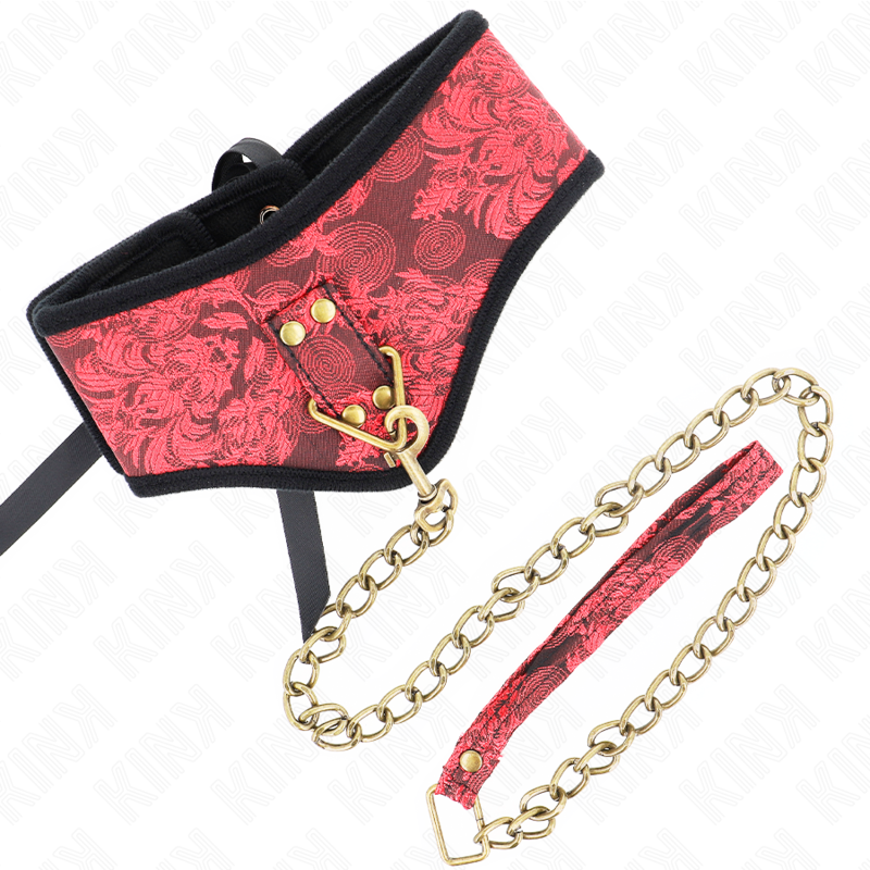 KINK - COLLIER MODÈLE SCANDALE AVEC SANGLE EN DENTELLE 75 CM 44 X 10 CM