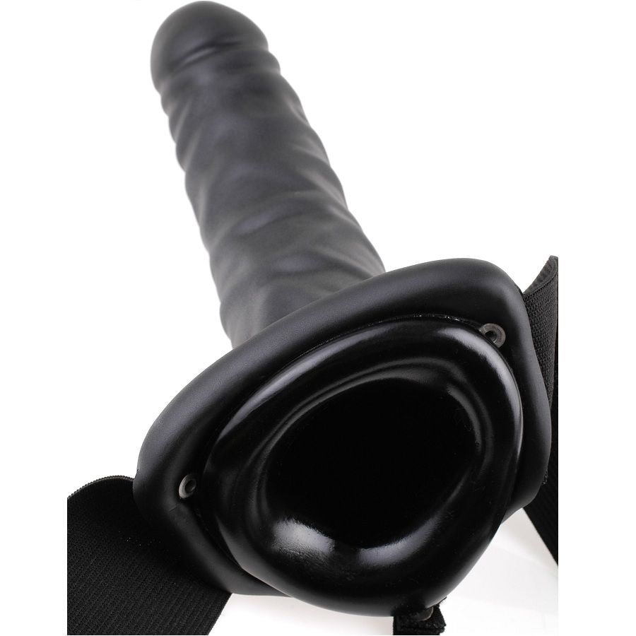 SERIE FETISH FANTASY - ARNÉS HUECO DE 19 CM NEGRO