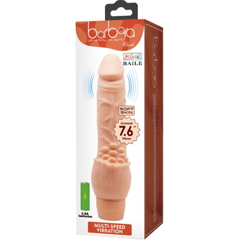 BAILE - BARBARA REALISTIC VIBRATOR 19.5 CM FLESH
