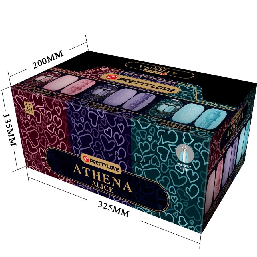 PRETTY LOVE - ATHENA ALICE PACK 15 VARIOUS MALE MASTURBATORS