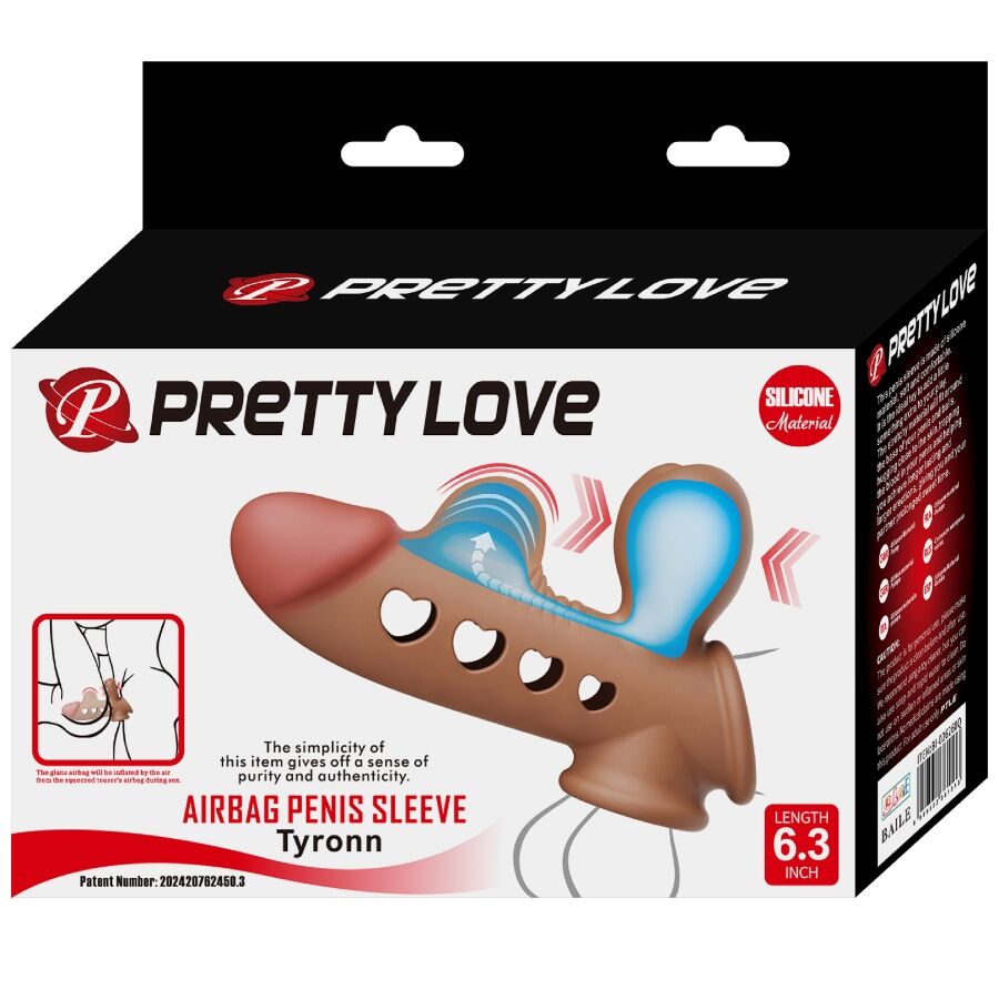 PRETTY LOVE - TYRONN PENIS SLEEVE WITH AIRBAG